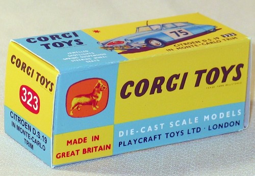 Corgi Toys CITROEN DS 19 RALLYE de MONTE CARLO 1965 Réf 323