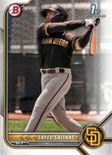 2022 Bowman Prospects #BP-122 Zayed Salinas PADRES