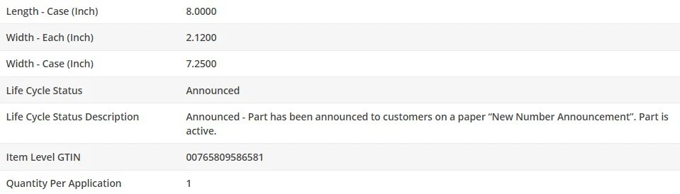 OEM Type Oil Filter WIX for CHEVROLET K5 BLAZER 1975-1979 V8-6.6L - Image 4 of 4