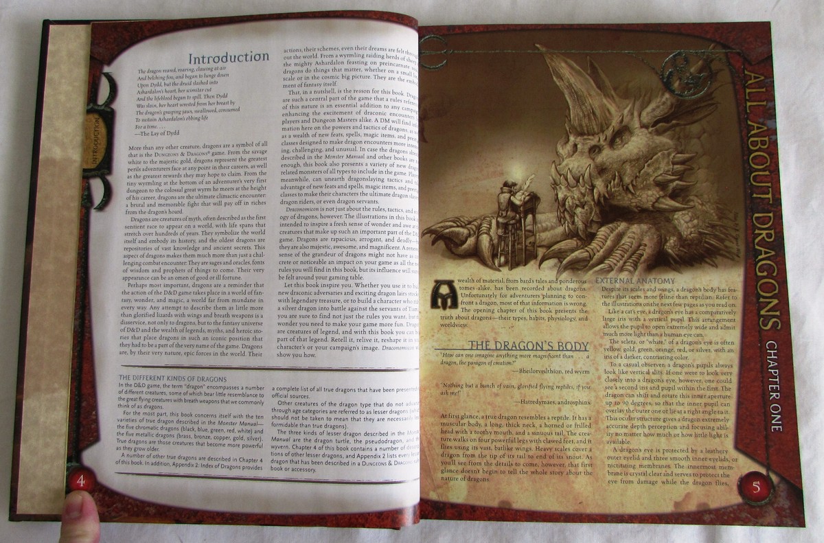 D&D Draconomicon 3.5 Dungeons & Dragons RPG Roleplaying Hardcover