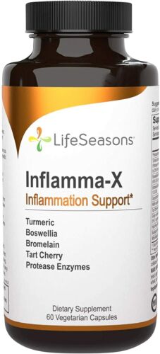 LIFE SEASONS INFLAMMA-X. INFLAMMATION SUPPORT. EXP 1/2026