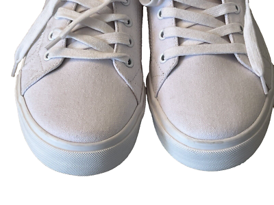 Taos Men’s Size 10.5 White Lace Up Canvas Sneakers Trainers Running Shoes Taos Men main image 4