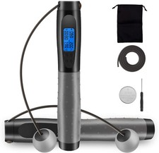 profi Rope Springseil Skipping Hüpfseil erwachsene Seilspringen mit zähler