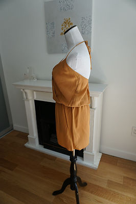 Haute Hippie Halter Women Mini Dress 100% Silk New Size XS US 2 $375.00