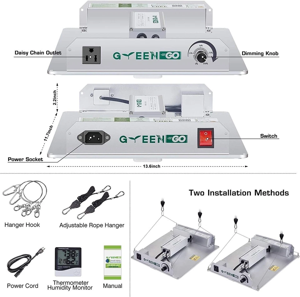 Quantum Board IR LED Grow Light, Dimmable Full Spectrum, Green House Veg & Bloom - Image 3 of 4