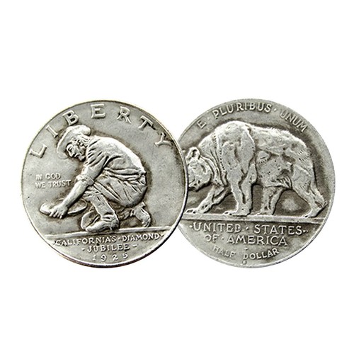 1925 Stati Uniti Moneta rara da collezione mezza vecchia vintage storica/cultura americana - Foto 1 di 8
