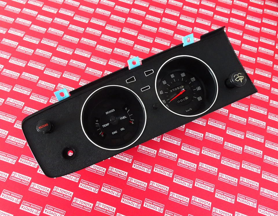 Conjunto de medidores 1970 1971 1972 1973 1974 Toyota Corolla KE20 KE25 KE26 TE21 TE27 TE28 - Imagem 2 de 4