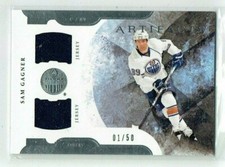 11-12 UD Upper Deck Artifacts  Sam Gagner  1/50  First Card  Dual Jerseys