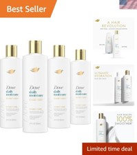 Daily Moisture Conditioner 12 oz - 4 Count for Ultimate Hair Detangling & Care