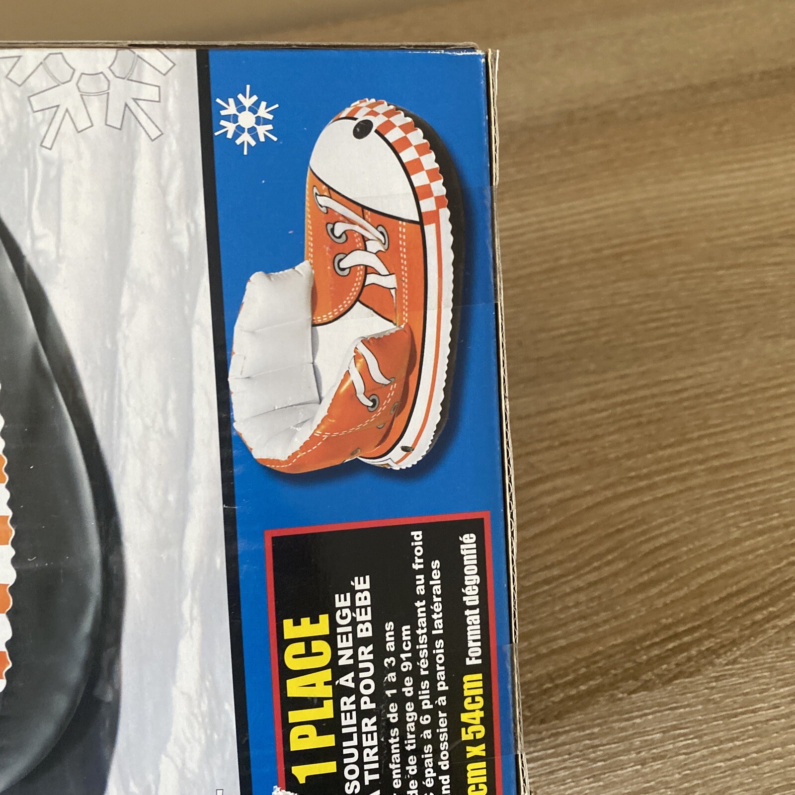 Airhead Snow Shoe Inflatable Infant Children Sled Heavy Duty PVC  New Kwik Tek