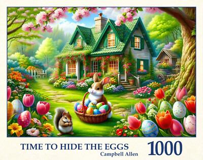 Tau Puzzles-1000 Random Cut Pieces-Time To Hide The Eggs