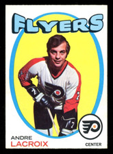1971-72 OPC O PEE CHEE NHL Hockey #33 Andre Lacroix NM-MT PHILADELPHIA FLYERS