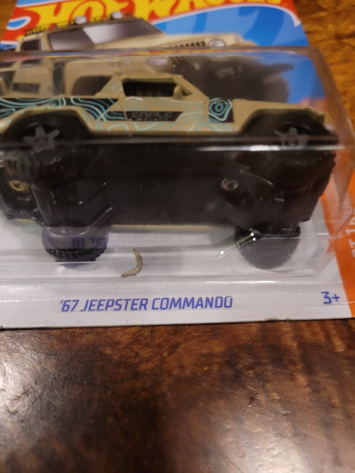 Hot Wheels Paint Drip Error 2023 67 Jeepster Commando with paint chip