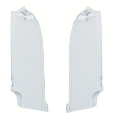 1966 66 Chevrolet Passenger Car Impala Fender Eyebrow Molding Extensions Pair