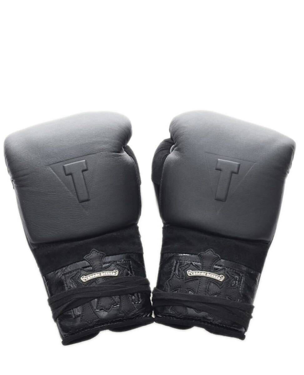 Chrome Hearts Title Boxing Black Leather Swed Glove Men One In The World