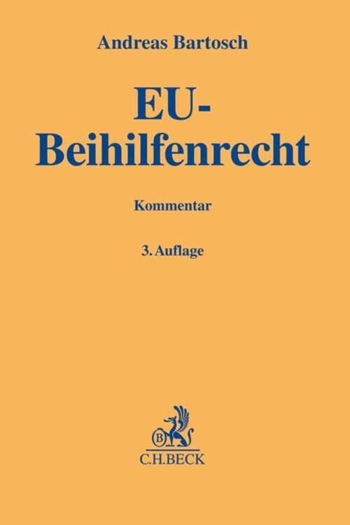 Thumbnail - Eu-beihilfenrecht Andreas Bartosch Buch Gelbe Erläuterungsbücher Xv