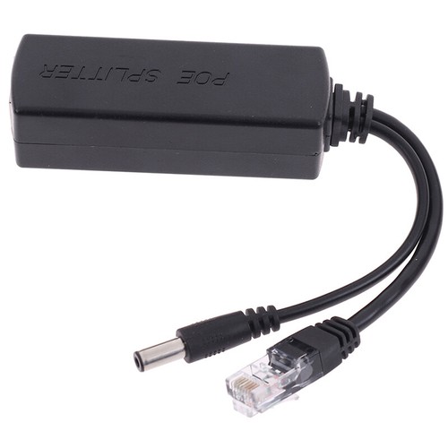 Active PoE Splitter Power Over Ethernet 48V to 12V 2.4A Compliant IEEE802.3 UA