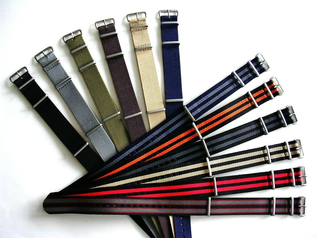 CINTURINO NATO® G10 Pelle Di Bufalo RAF Cinturino Per - Foto 2