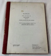 1978 working draft script THE GRAND TOUR Jerry Herman, Michael Stewart