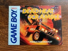 Dead Heat Scramble Original Nintendo Gameboy Manual Only