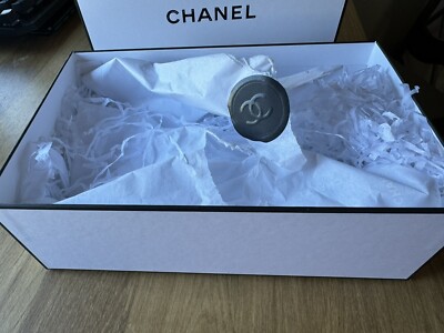 CHANEL Black & White Gift Box + Tissue Size 8.5'' x 5.5'' x 3'' | eBay