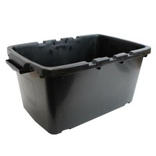 Coral 44 Litre Black Outdoor Kerbside Waste Recycling Box / Storage Box