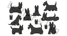 Scottish Terrier Dog Design Vinyl Checkbook Cover Scottie