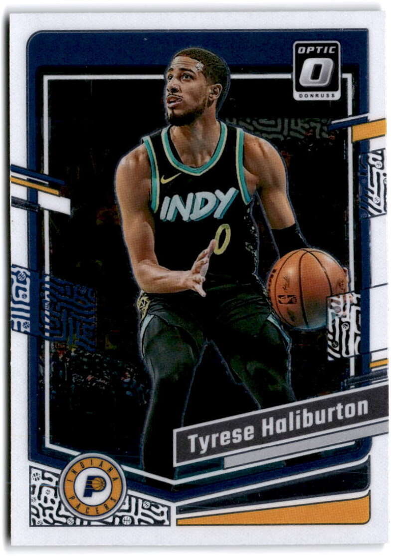 2023-24 Donruss Optic Tyrese Haliburton Indiana Pacers Basketball Card #27
