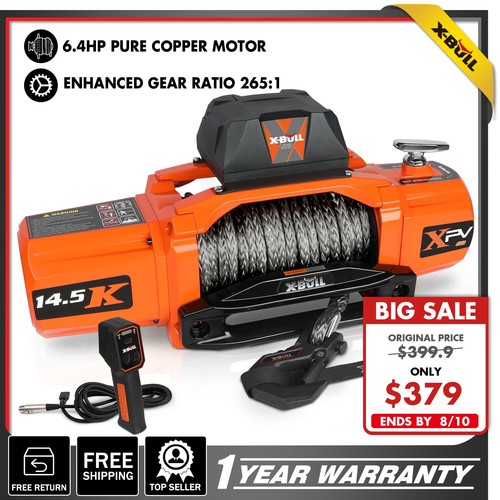 X-BULL Electric Winch 14500LBS 13000LBS 12000LBS 10000LB Winch 4WD Trailer Jeep - Picture 3 of 174