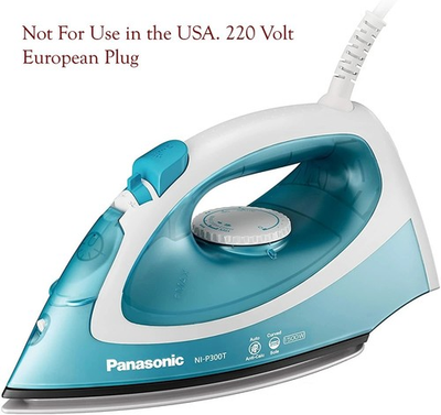#ad #ad Panasonic 220 Volt NI P300T Steam Iron Non Stick Titanium Coated Soleplate 220V $50.95