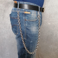 Large Link Biker Trucker Punk Keychain Wallet Large Thick Chain 18--30inch Long