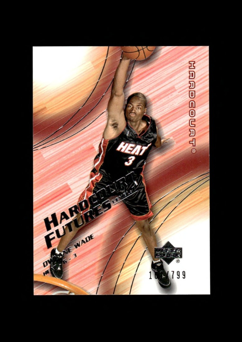 2003-04 UD Hardcourt: #128 Dwyane Wade Futures /799 RC NM-MT OR BETTER