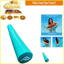 Teal Medium Jumbo Swimming Pool Noodle Foam Water Float Adult 43"