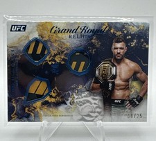 2025 Topps Royalty UFC Dricus du Plessis Grand Royal Triple Relic Blue /25