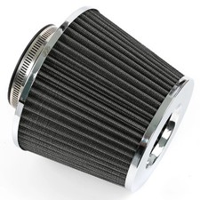 AUTOXBERT Black 3" 76Mm Inlet Cold Air Intake Filter