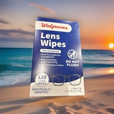 Walgreens Lens Wipes Pre-Moistened 120 Total