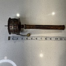 Antique Vintage Sino-Tibetan Chinese Tibet Buddhist Prayer Wheel Missing Top Cap