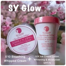 SY Glow X10 Bleaching Whipped Cream + 10X Ice...