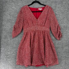 Madewell Starviolet Mini dress Ditsy flowers womens 8 cottage boho prairie girl