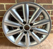 MINI F55 F56 F57 17" LA Wheel Cosmos 10 Spoke 499 Silver Alloy Rim Wheel