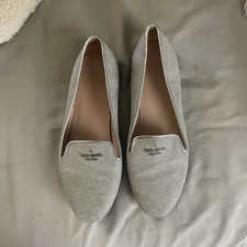 kate spade new york Women s Silver Glitter Sl...