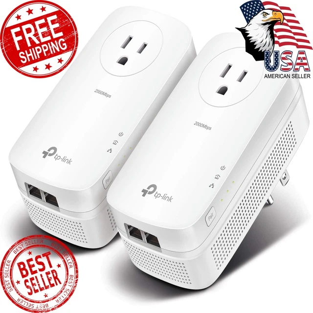 TP-Link AV2000 Powerline Ethernet Adapter Kit