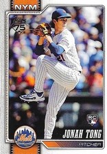 2026 Topps Series One Jonah Tong # 4 New York Mets Rookie Card