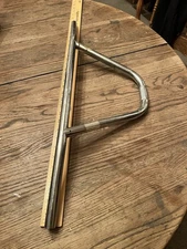 Old School CW Racing Bars Bmx Mongoose GT Torker Hutch Mustache Chrome Pro