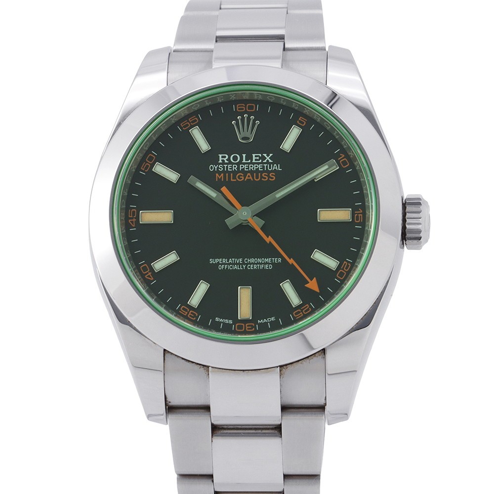 ROLEX Milgauss 40mm Stainless Steel Black Dial 116400GV