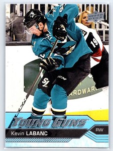 2016-17 Upper Deck Young Guns Kevin Labanc Rookie San Jose Sharks #486