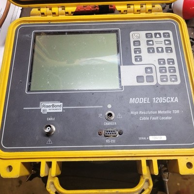Riser Bond 1205CXA TDR High-Resolution Metallic Cable Fault Locator