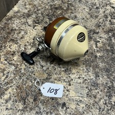 Vintage Zebco 888 Fishing Reel In Good Used Condition Brown/Tan Made In USA