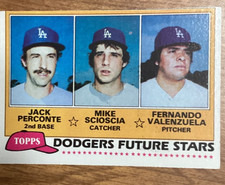 1981 Topps Fernando Valenzuela Rookie card. rookie card picture