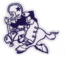 Dallas Cowboys Retro Logo Patch Iron-On Sew-On Football Heritage Applique